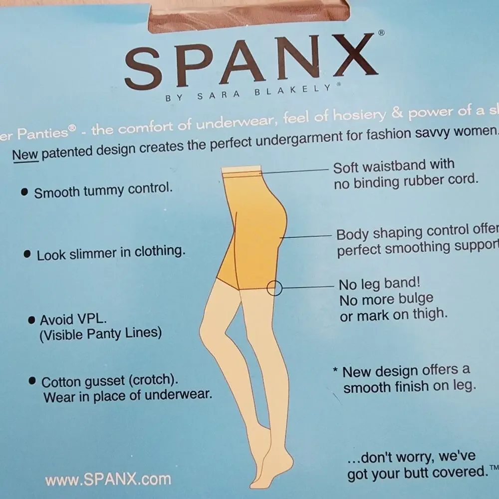 Spanx Power Panties High Waisted Mid Thigh Shapewear Shorts Cocoa Size A NWT